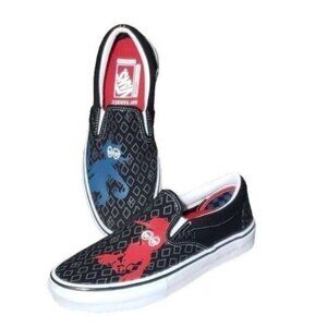 New Vans Mens Skate Slip On Krooked Ray Barbee Shoes Size 6.5 Deadstock Grunge